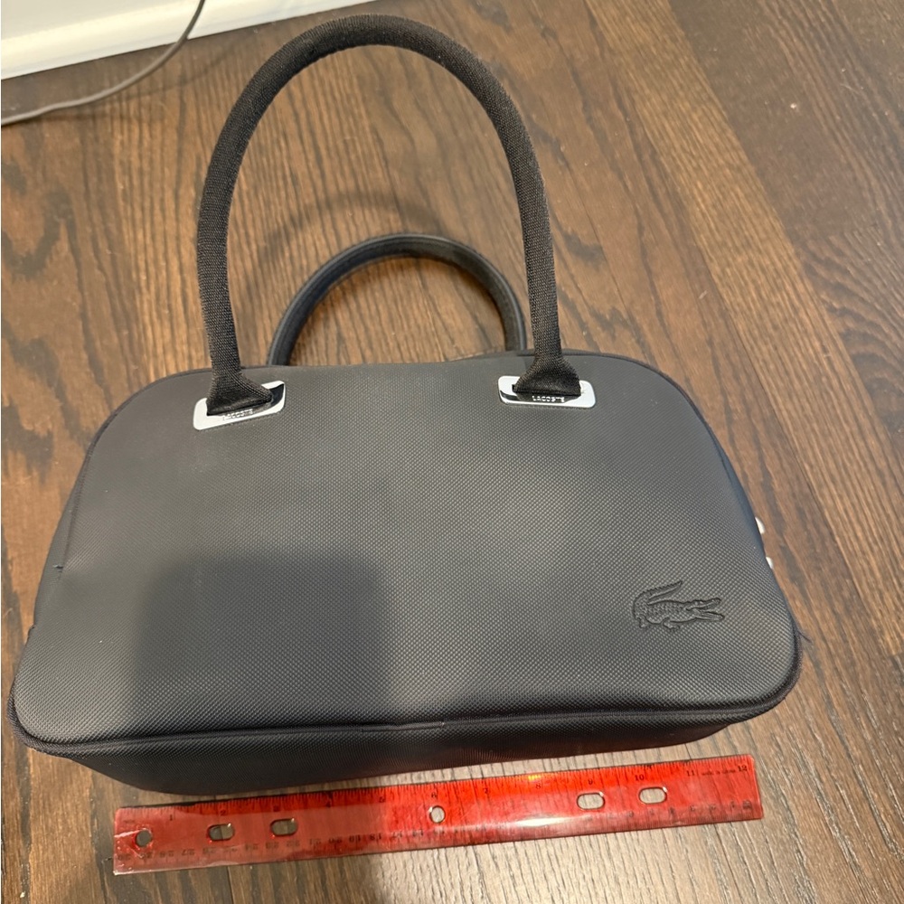 Lacoste Elegant Black Tote Bag